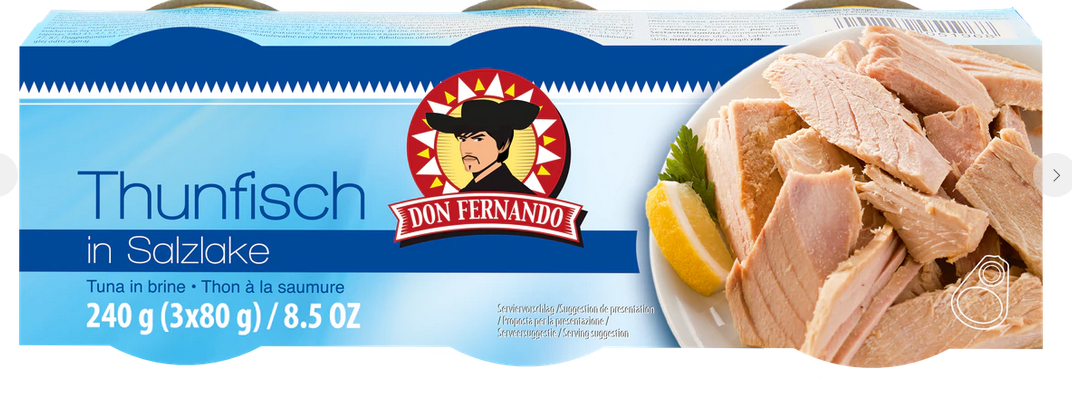 D.FERNANDO TUNA IN WATER 240G